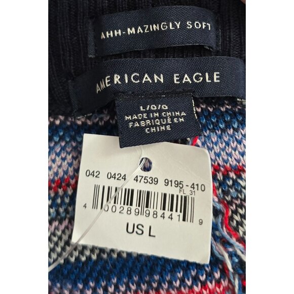 American Eagle Llama Print Knit Joggers Large Cozy Warm animal print warm soft - Picture 5 of 7